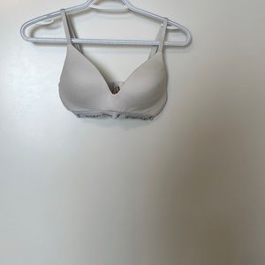 White Victorias Secret Wireless Bra